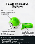 Pelota Interactiva para Mascotas - 3 Modos de Juego con Cuerda